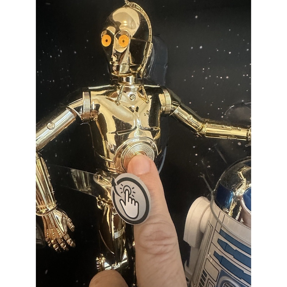 Star Wars Power Force C3-PO And R2-D2 Classic Edition TALKING ACTION FIGURES - Picture 3 of 16
